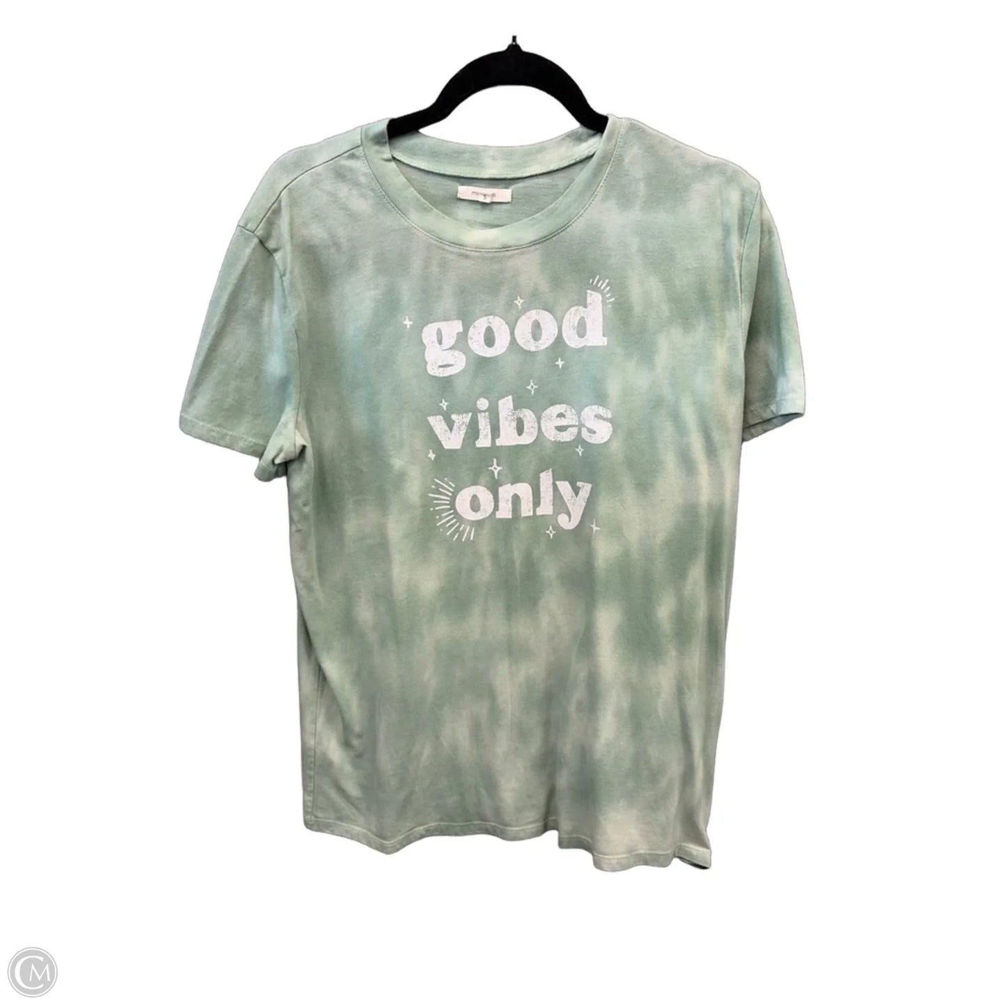 Top Short Sleeve By Maurices In Green, Size: S