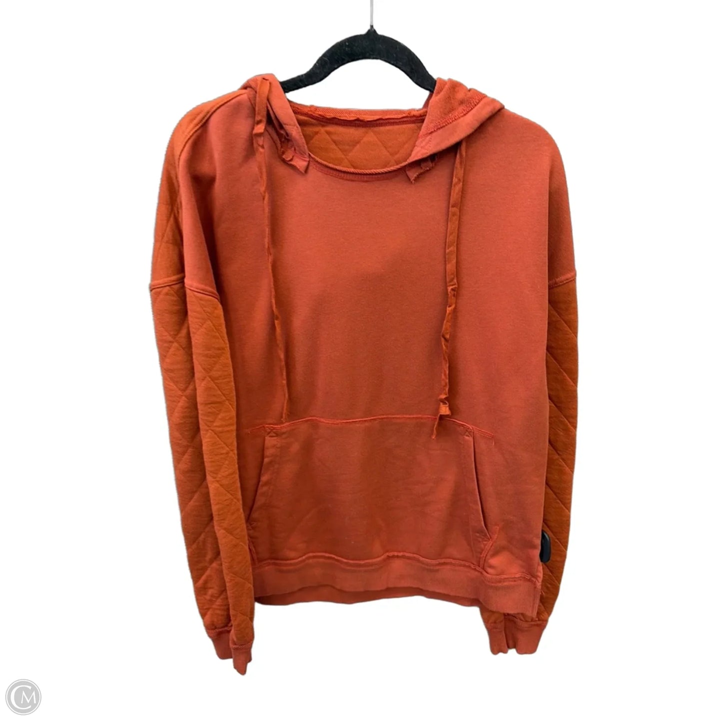 Sweatshirt Hoodie By Clothes Mentor In Orange, Size: M