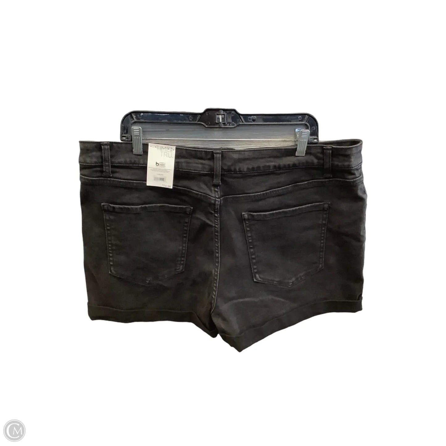 Shorts By Time And Tru In Black Denim, Size: 20