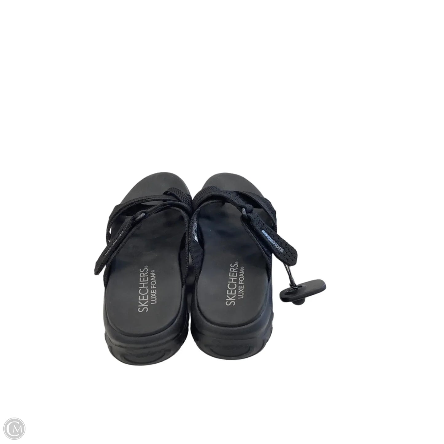Sandals Flats By Skechers In Black, Size: 8