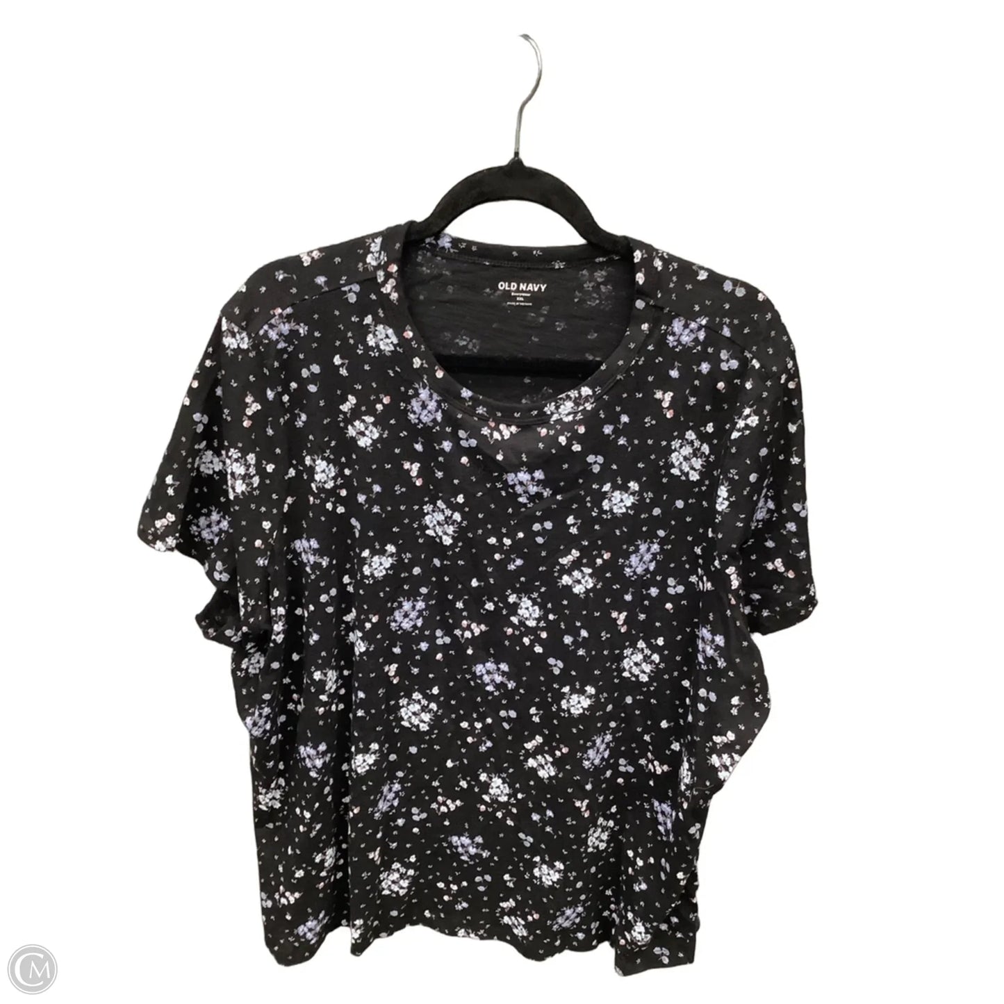 Top Short Sleeve By Old Navy In Geometric Pattern, Size: Xxl