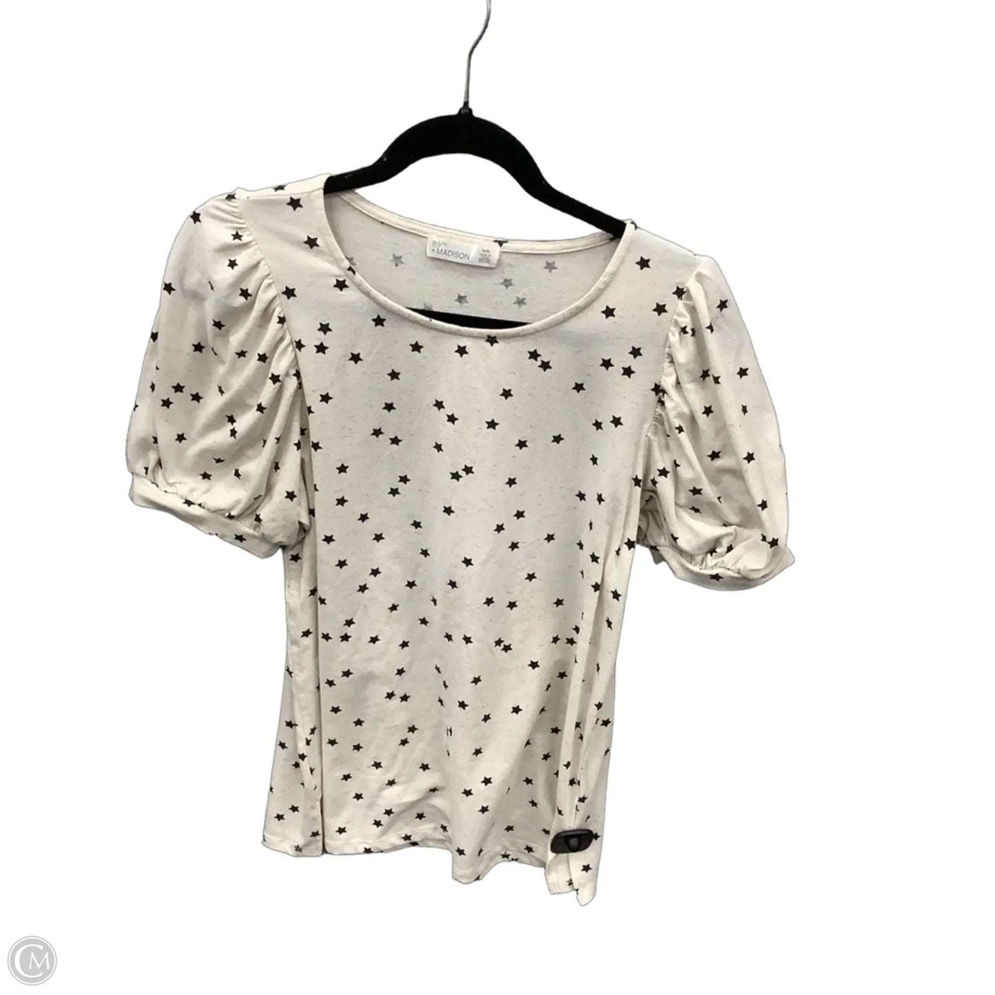 Top Short Sleeve By 89th And Madison In White, Size: M