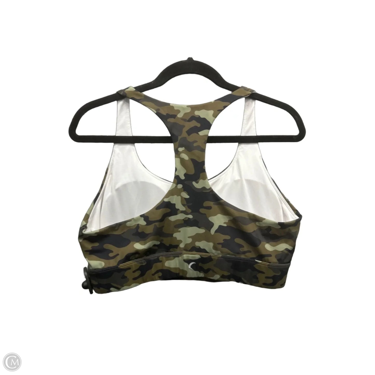 Athletic Bra By Zyia In Camouflage Print, Size: 1x