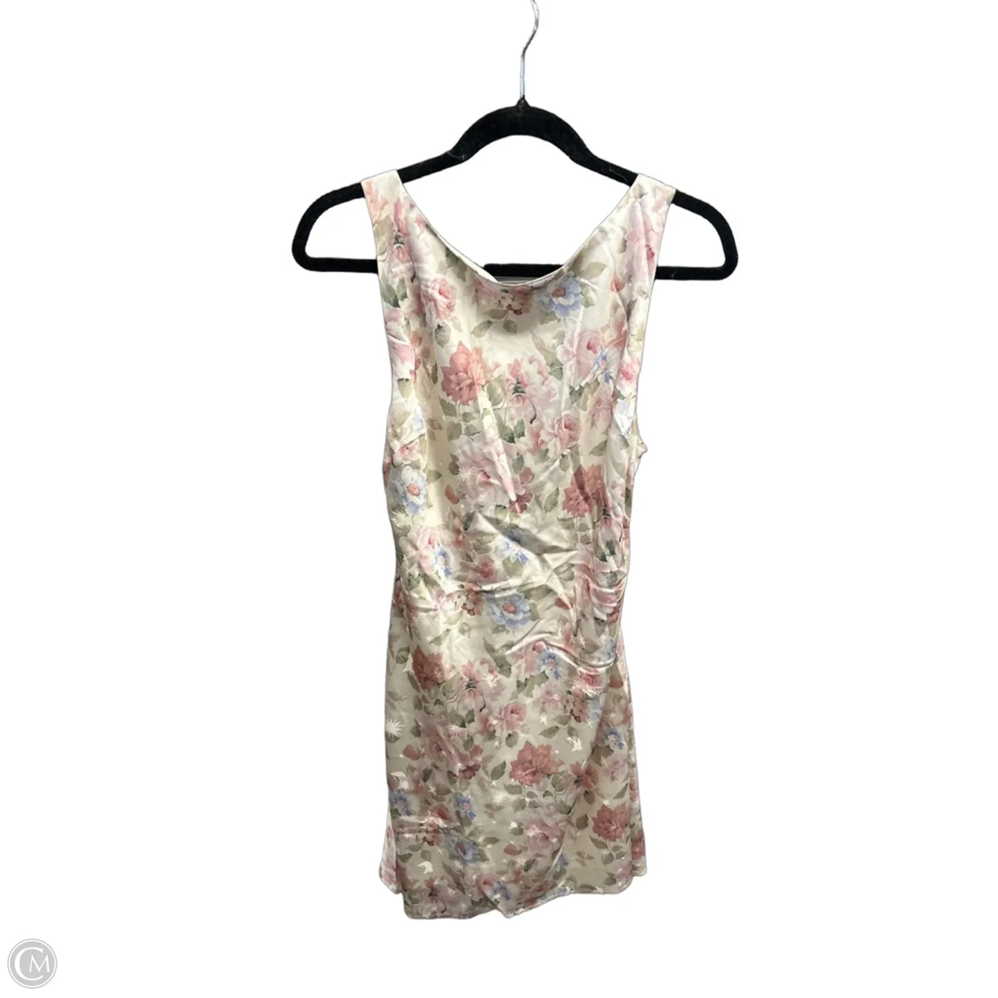 Dress Party Midi By Lulus In Floral Print, Size: Xl
