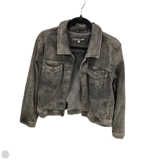 Jacket Denim By Maurices In Black Denim, Size: Xxl