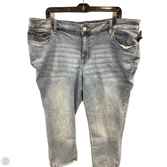 Jeans Straight By Maurices In Blue Denim, Size: 24