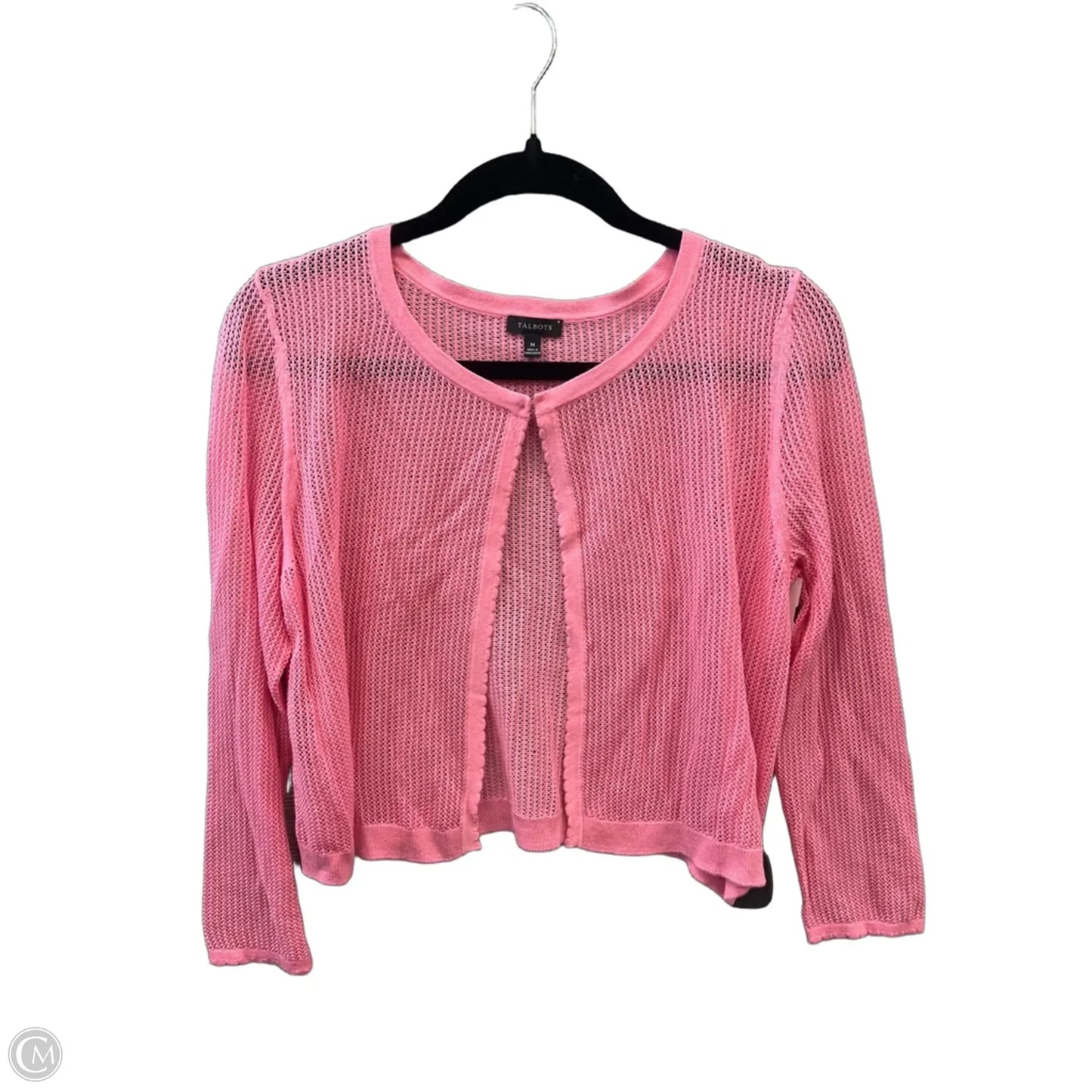 Cardigan By Talbots In Pink, Size: M