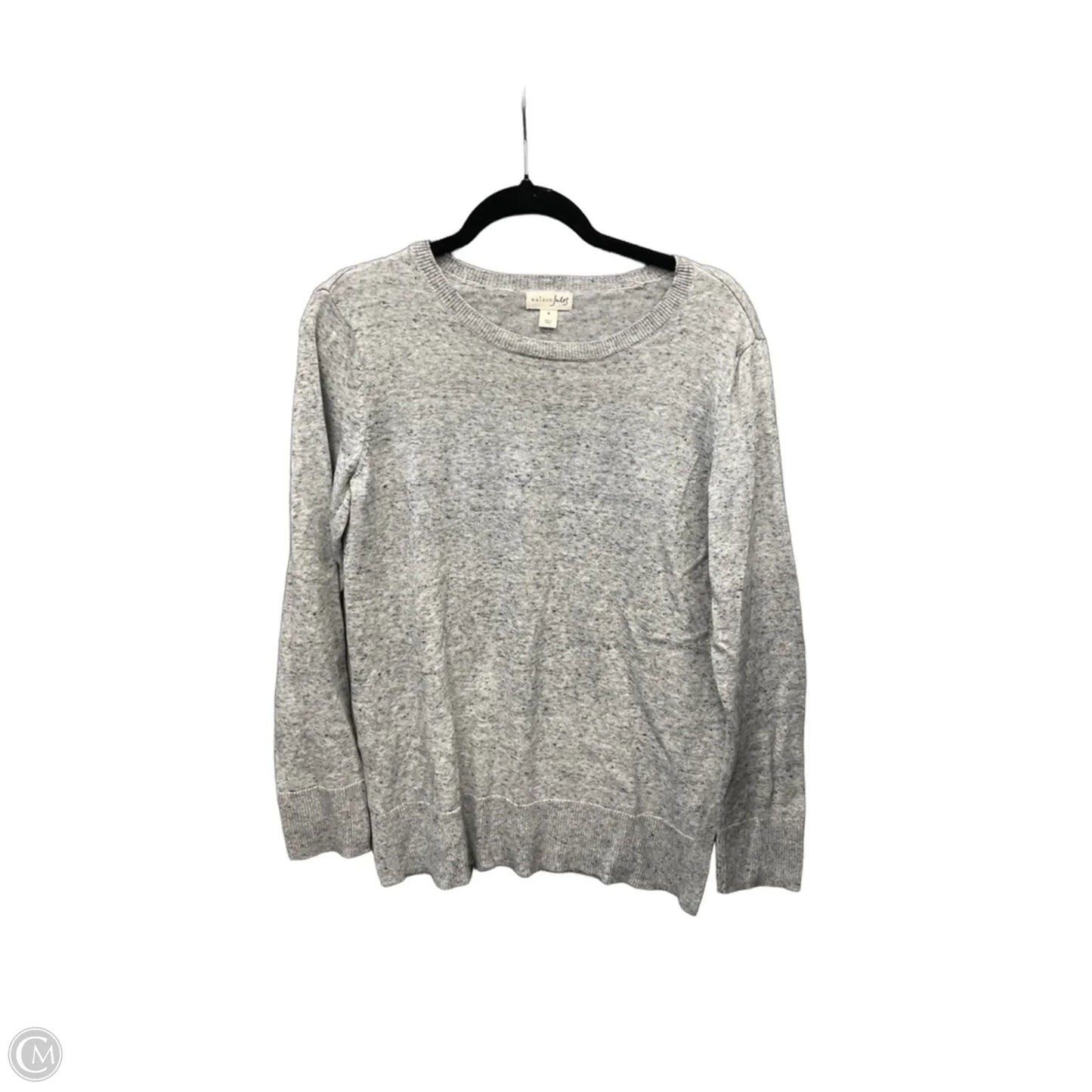Top Long Sleeve By Maison Jules In Grey, Size: M