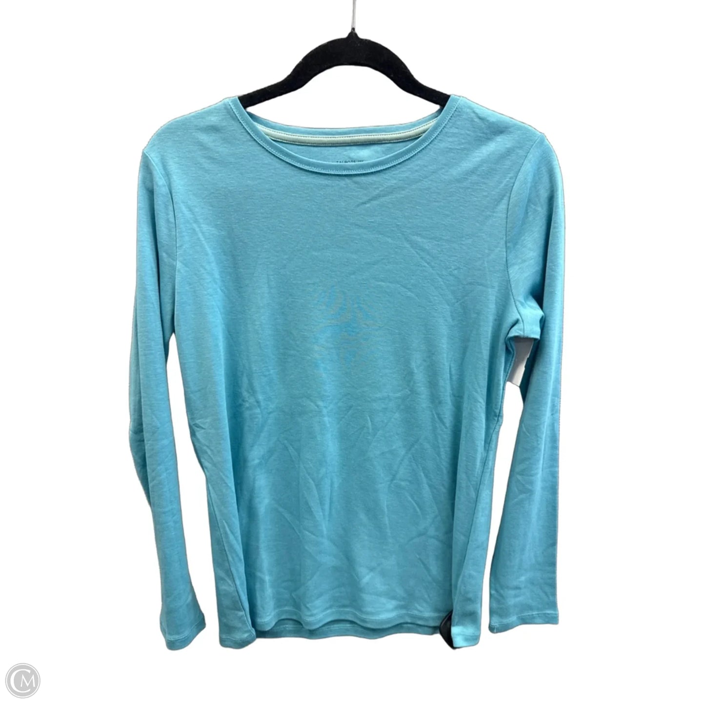 Top Long Sleeve Basic By Talbots In Blue, Size: M