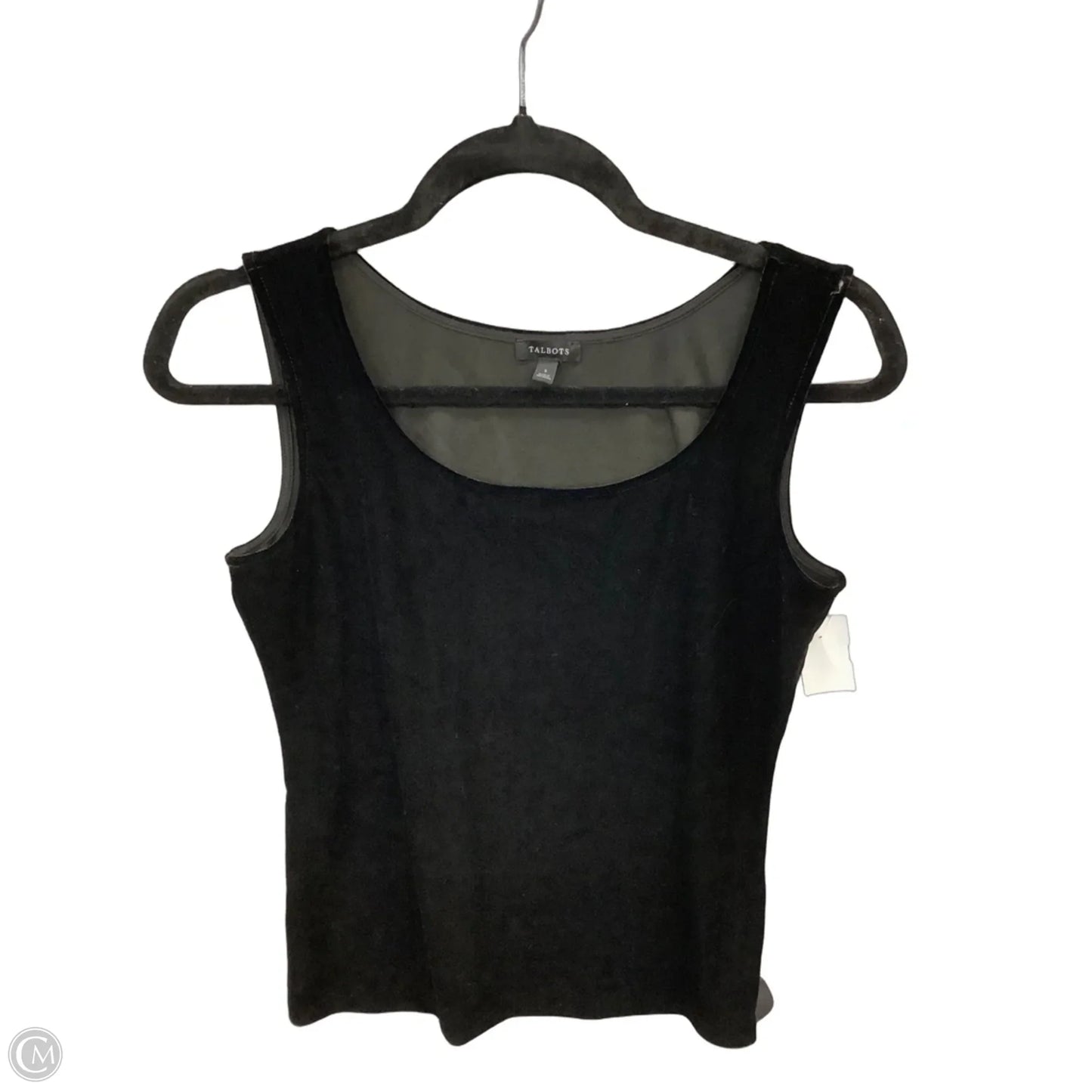 Top Sleeveless By Talbots In Black, Size: S