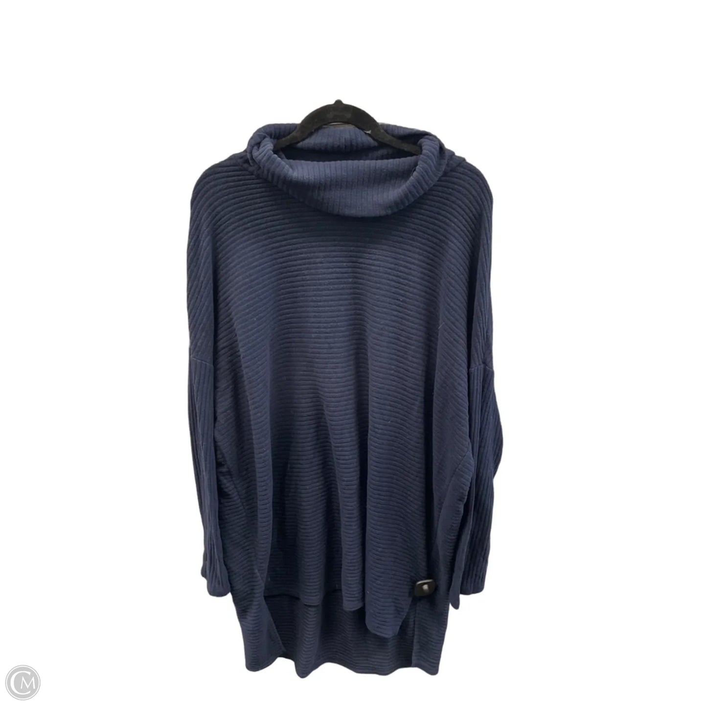 Tunic Long Sleeve By Time And Tru In Navy, Size: Xxl