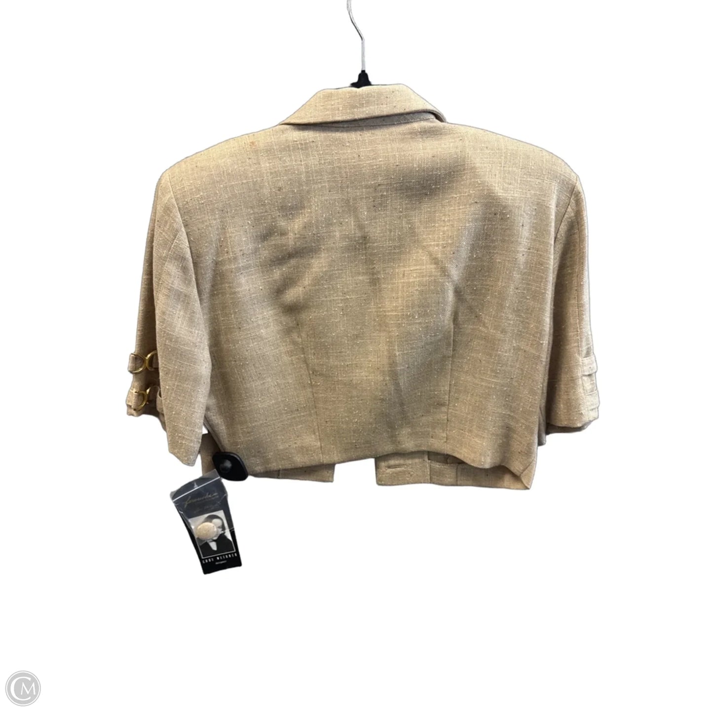 Blazer By Clothes Mentor In Tan, Size: S