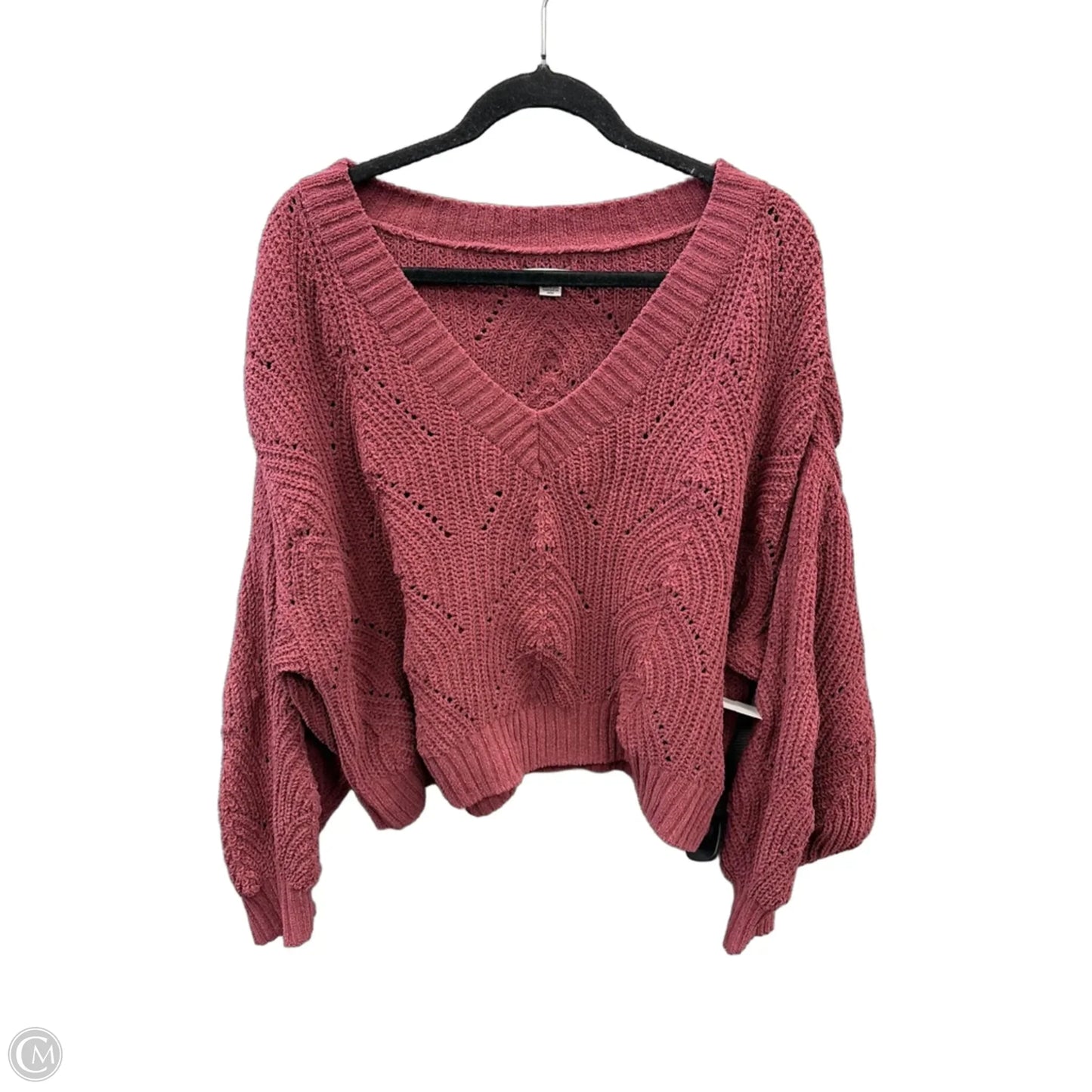 Sweater By American Eagle In Pink, Size: L