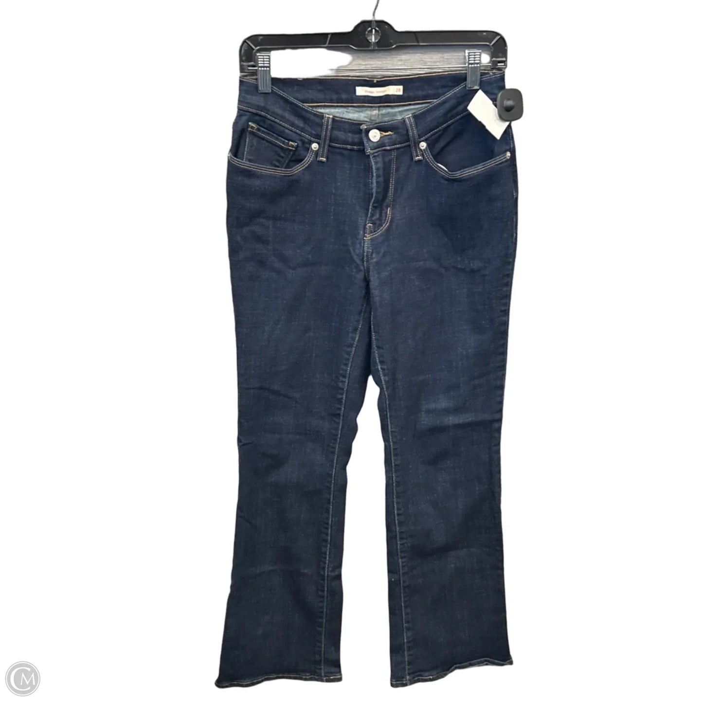 Jeans Boot Cut By Levis In Blue Denim, Size: 6