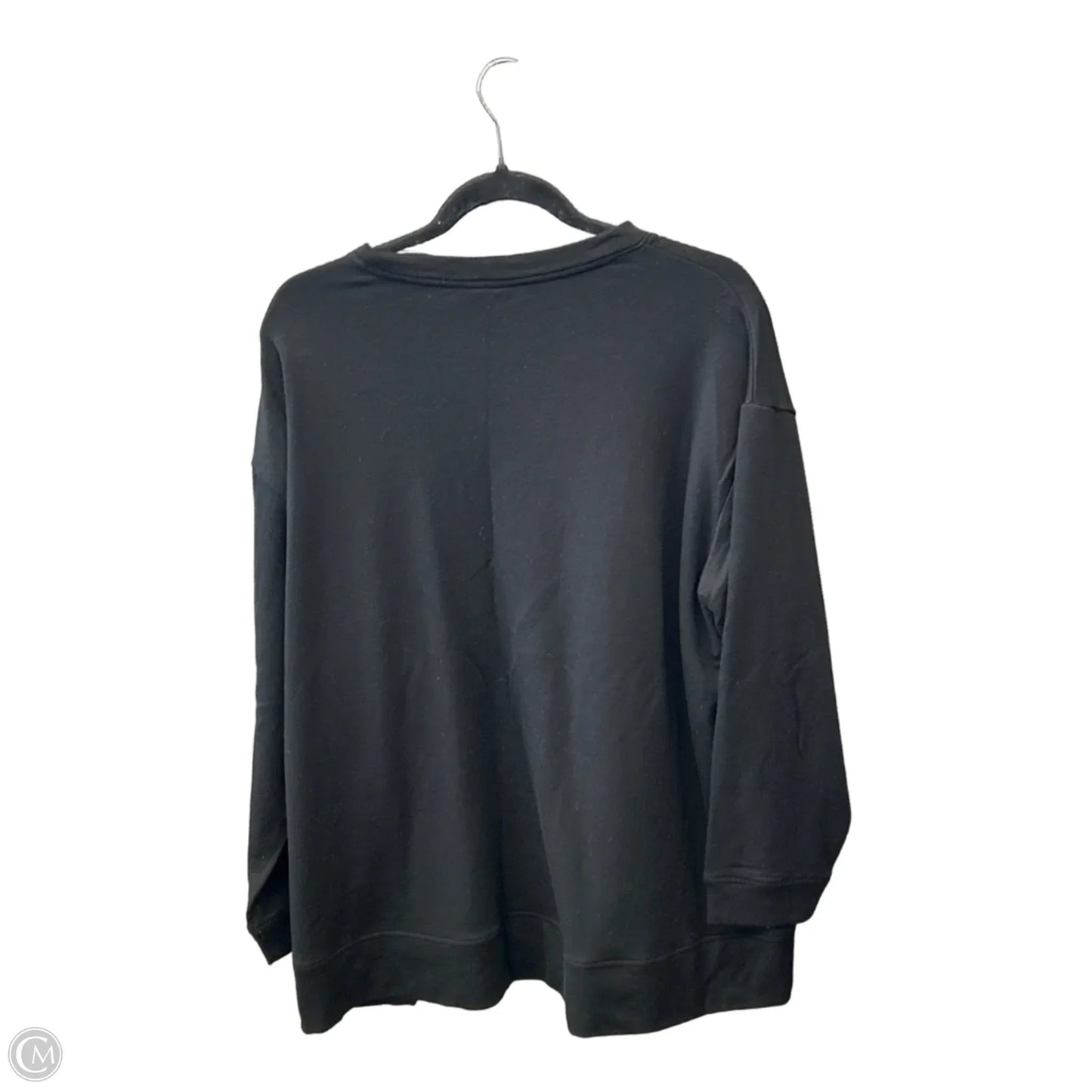 Sweatshirt Crewneck By Ava & Viv In Black, Size: 1x