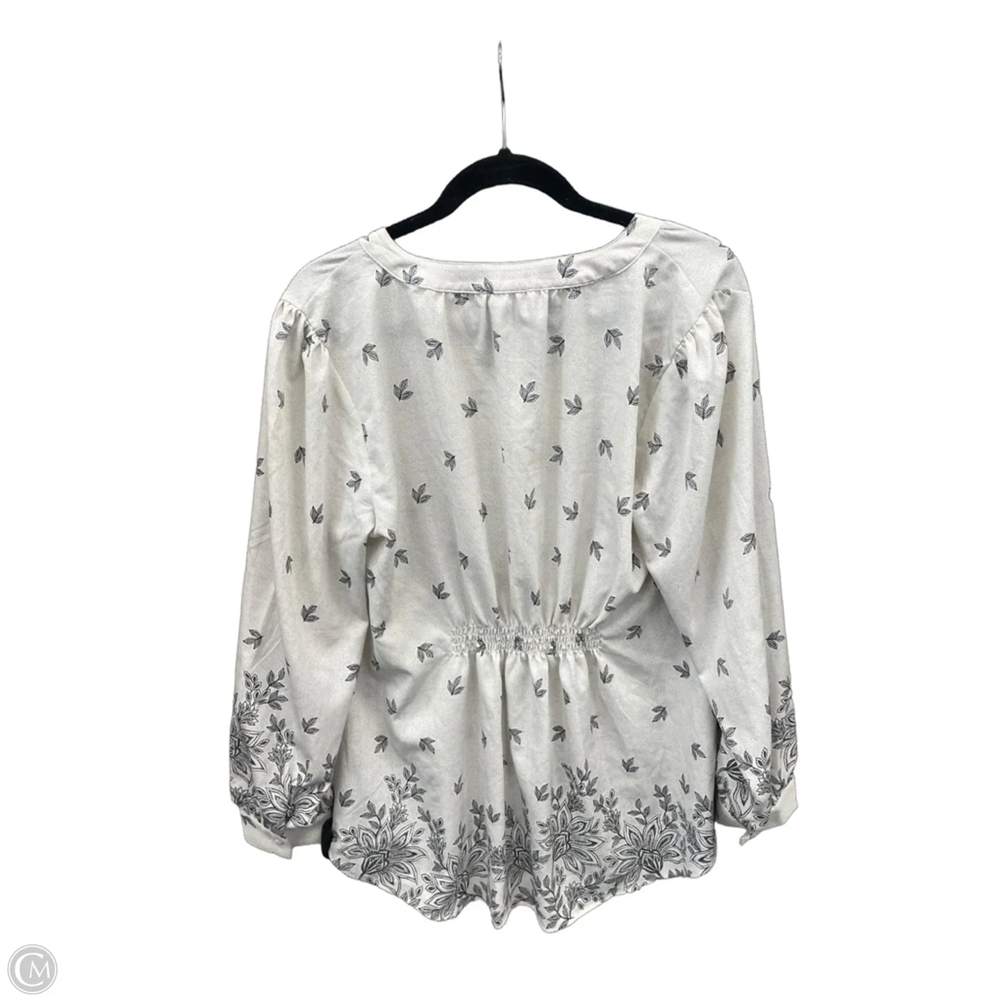 Blouse Long Sleeve By Maurices In White, Size: Xl