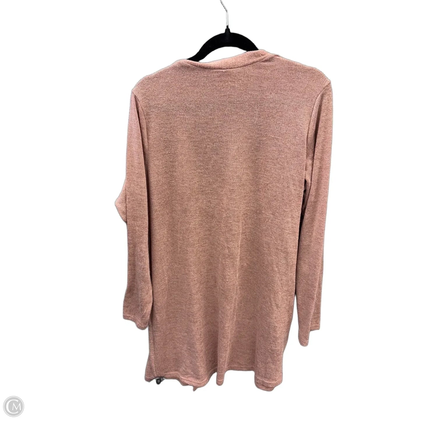 Cardigan By Clothes Mentor In Pink, Size: Xl