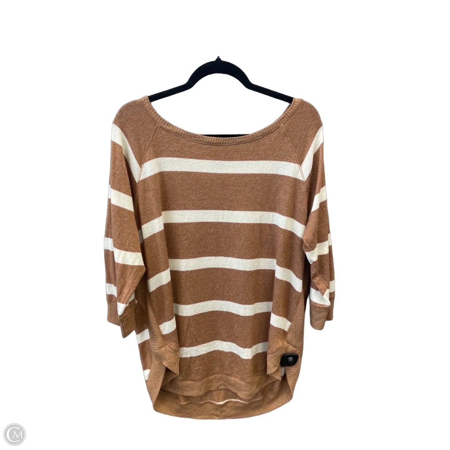 Top 3/4 Sleeve By Maurices In Striped Pattern, Size: Xl