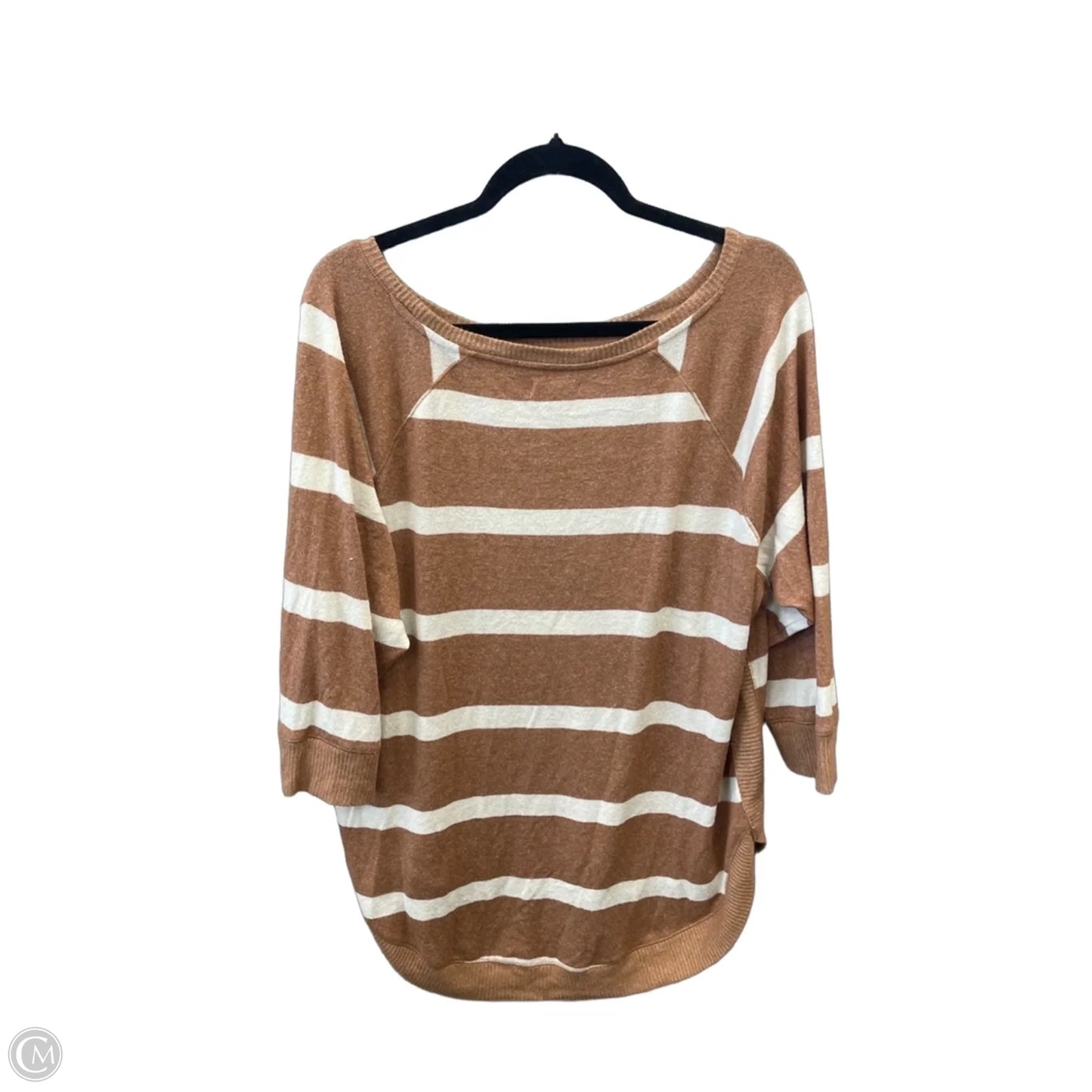Top 3/4 Sleeve By Maurices In Striped Pattern, Size: Xl