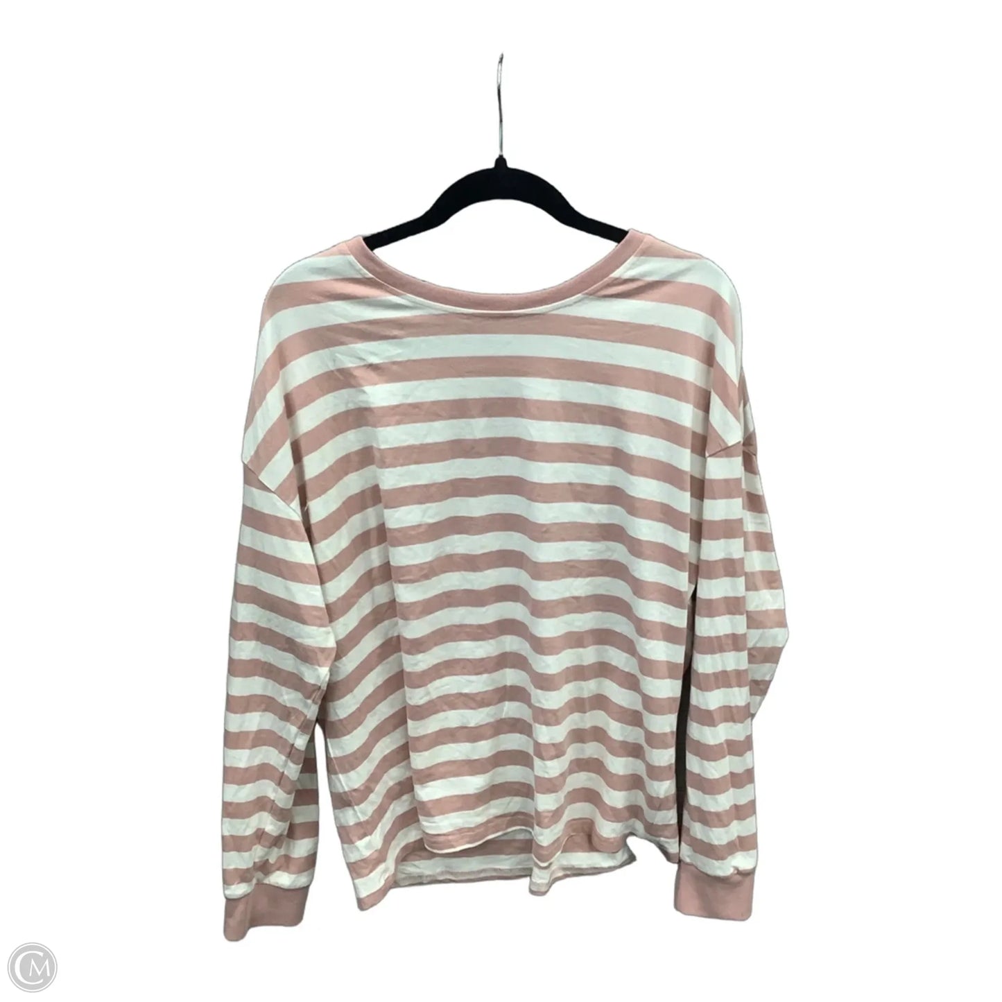 Top Long Sleeve By Zesica In Striped Pattern, Size: Xl
