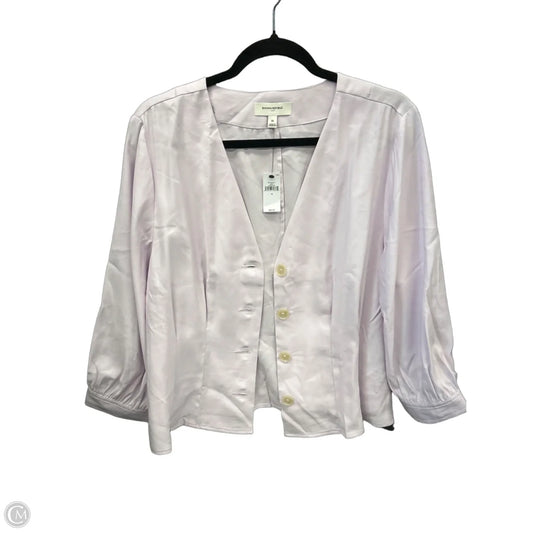 Blazer By Banana Republic In Purple, Size: Xl
