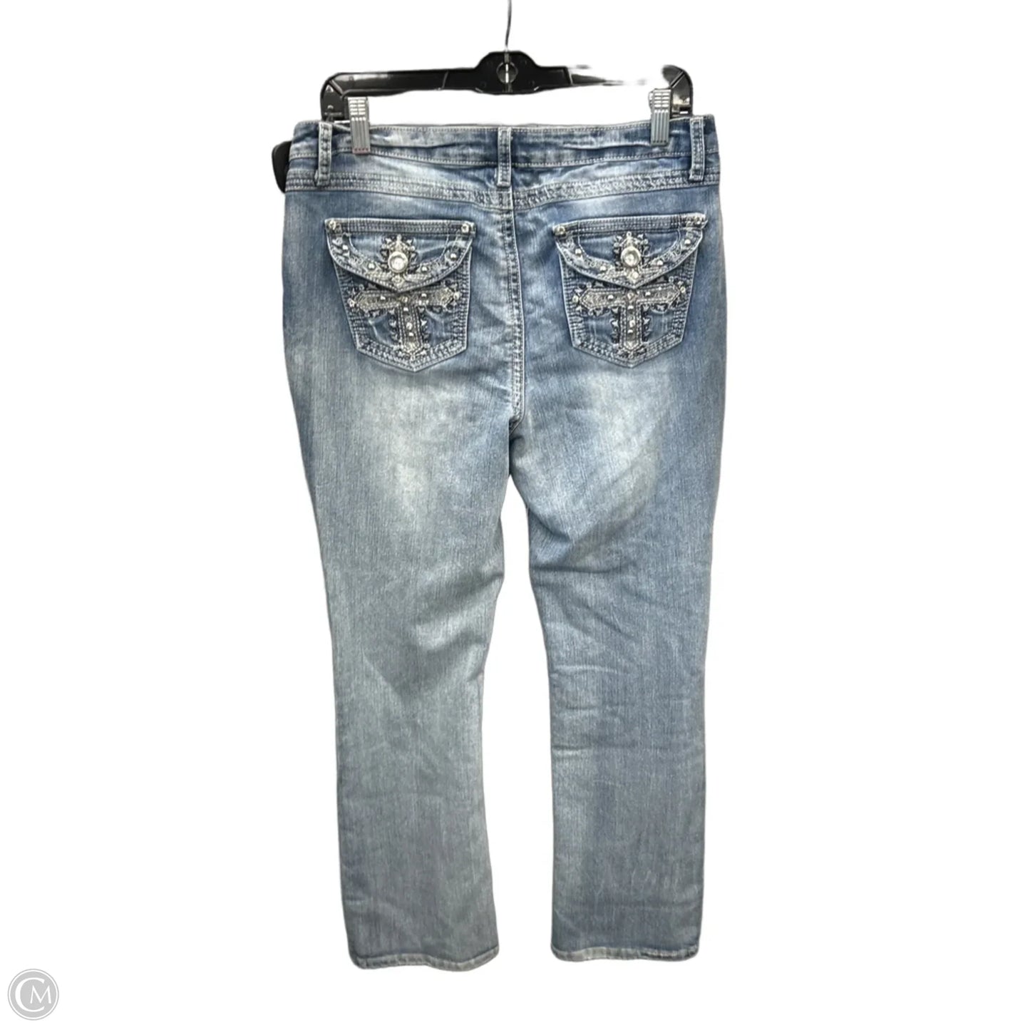Jeans Boot Cut By Cato In Blue Denim, Size: 14