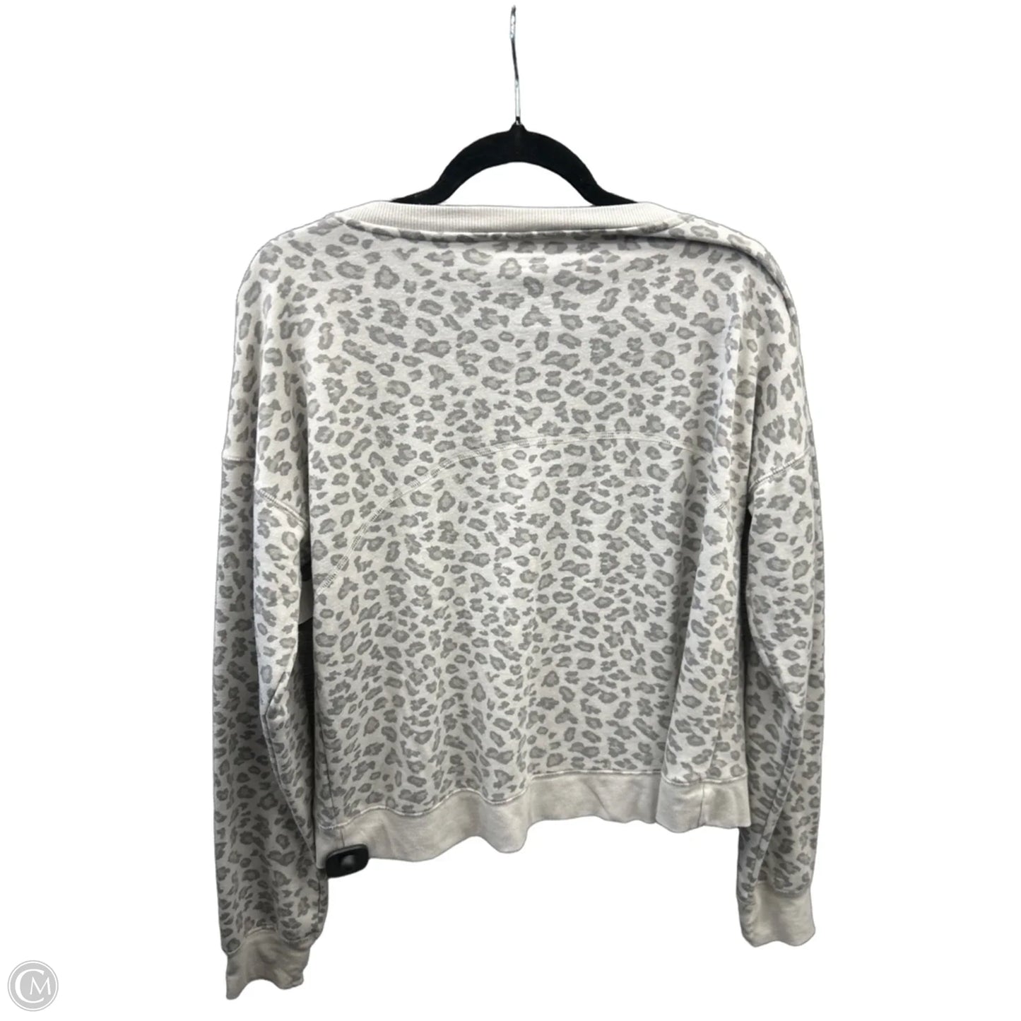 Athletic Top Long Sleeve Crewneck By Tek Gear In Animal Print, Size: L