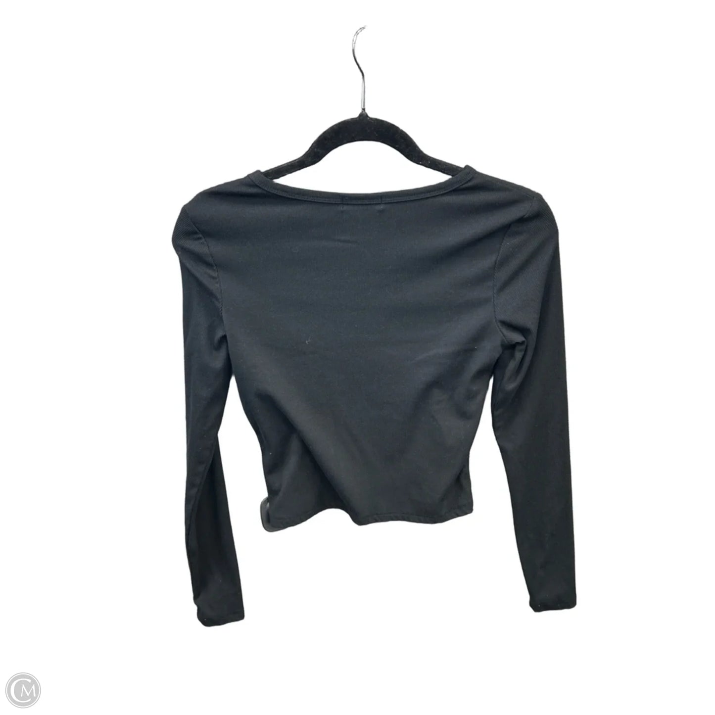 Top Long Sleeve By No Comment In Black, Size: S