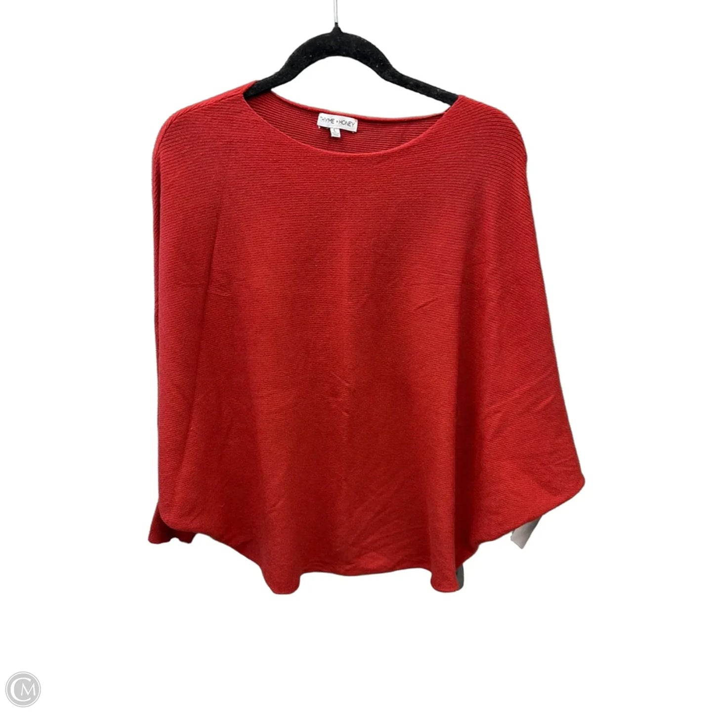 Sweater By Thyme And Honey In Red, Size: L