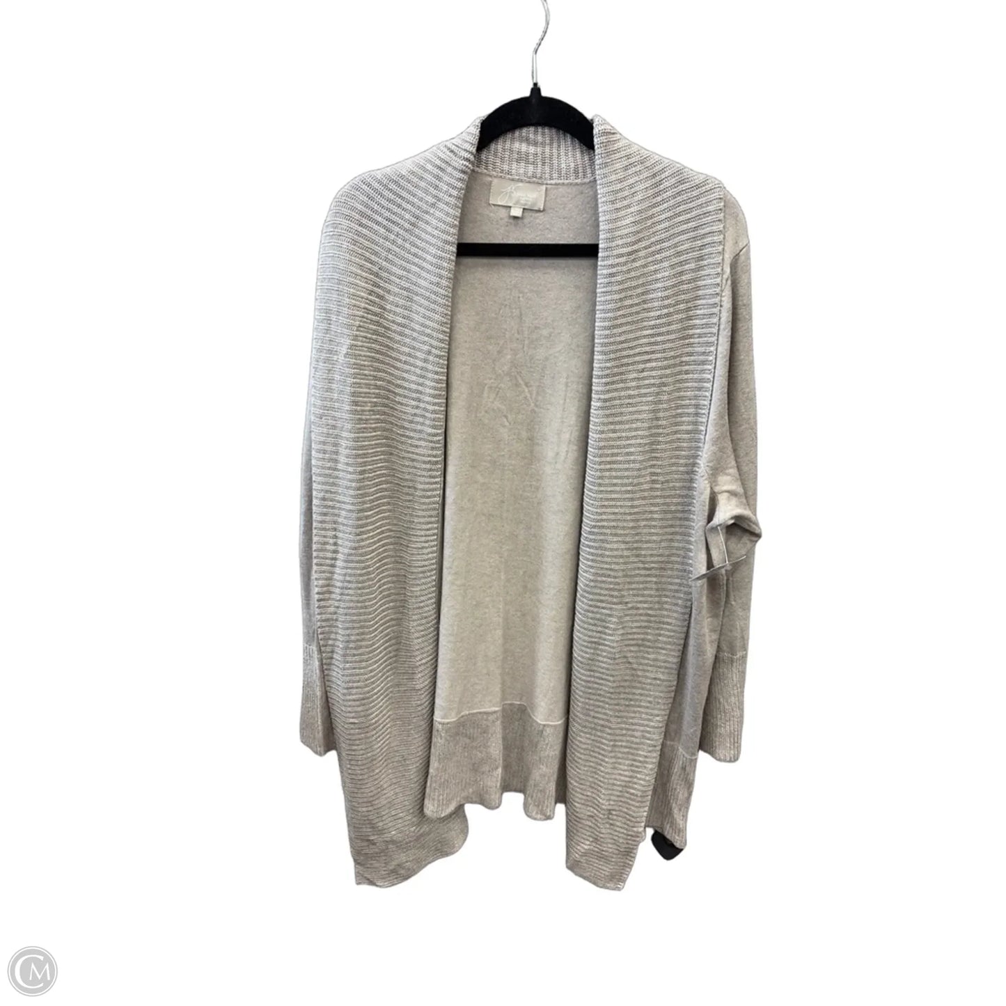 Cardigan By Joan Vass In Grey, Size: 3x