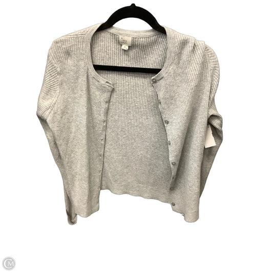 Sweater Cardigan By A New Day In Grey, Size: L