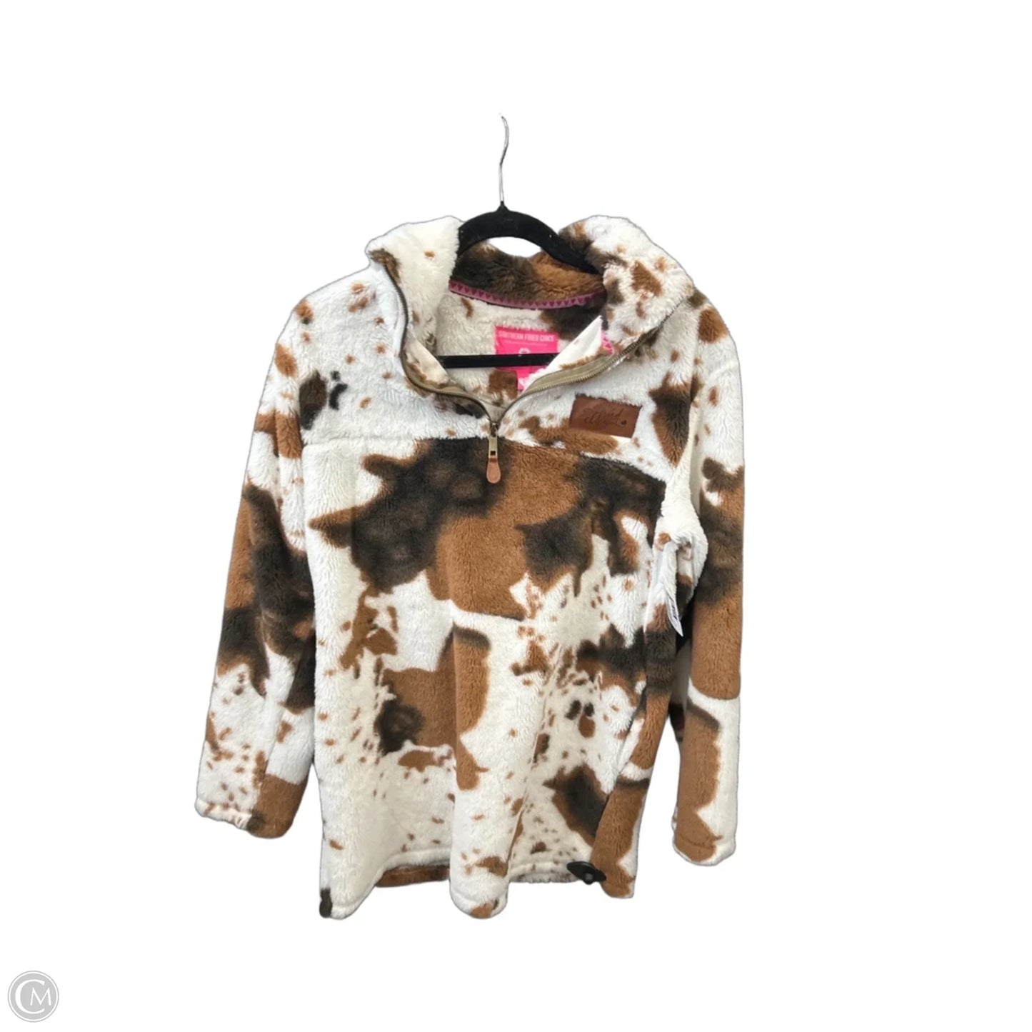 Sweatshirt Collar By Clothes Mentor In Animal Print, Size: S
