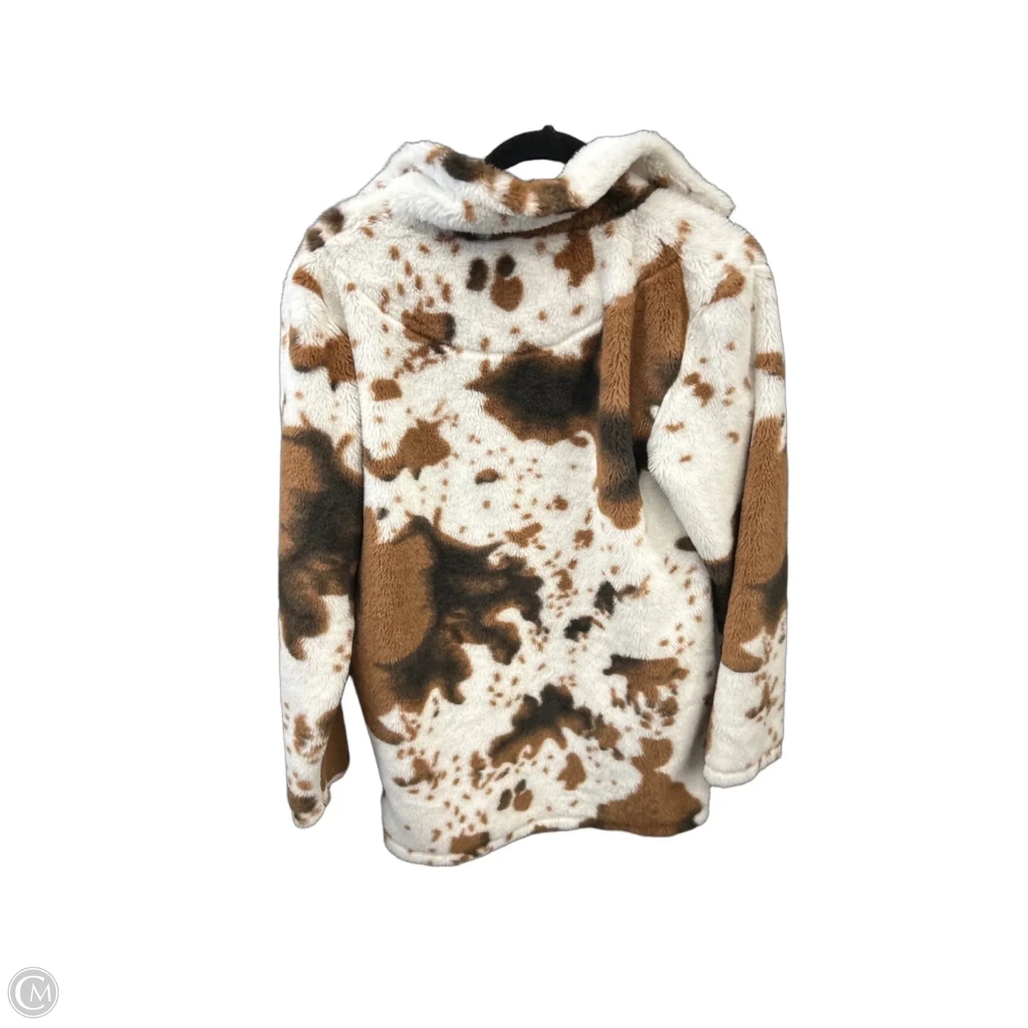 Sweatshirt Collar By Clothes Mentor In Animal Print, Size: S
