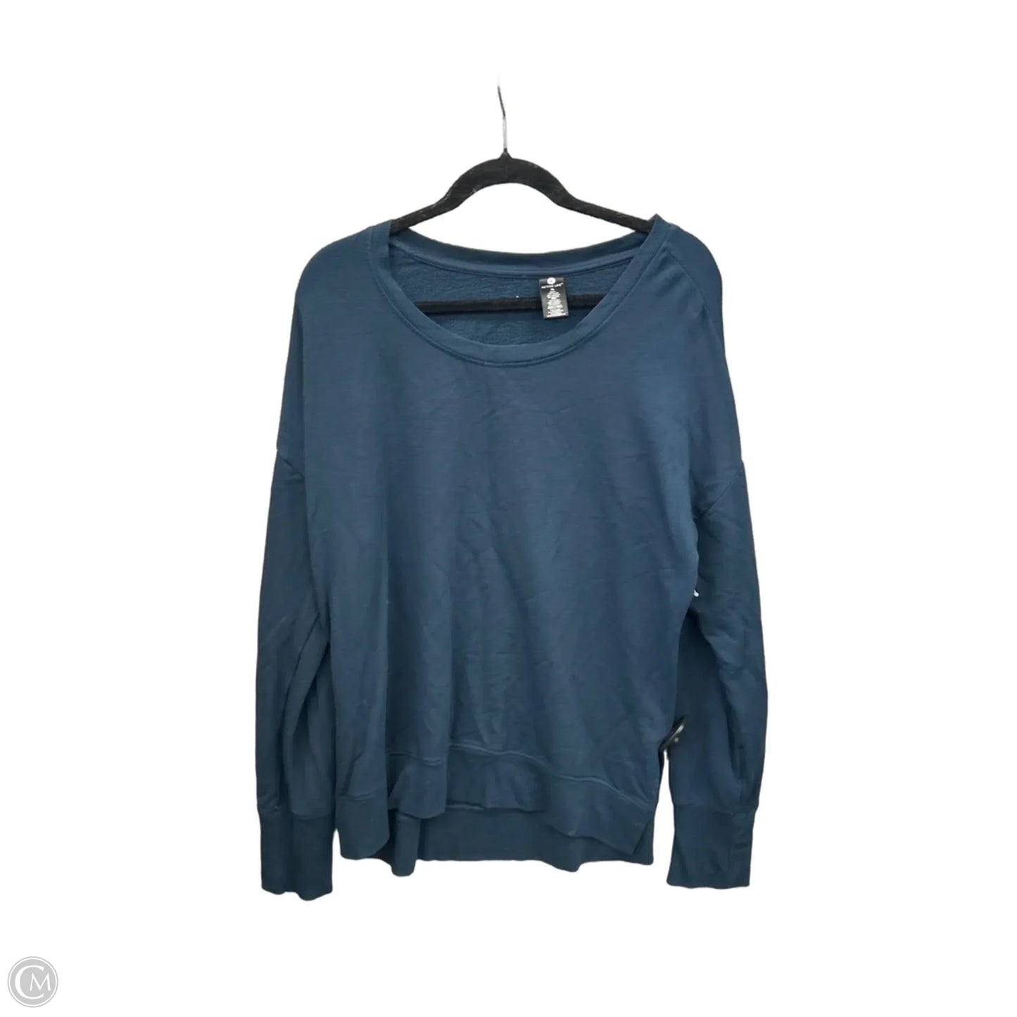 Athletic Top Long Sleeve Crewneck By Active Life In Navy, Size: Xl