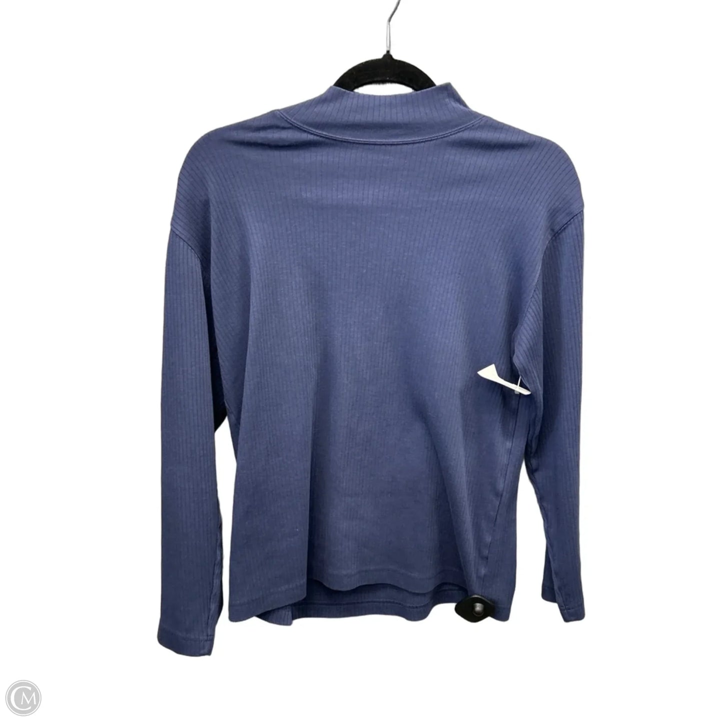 Top Long Sleeve By Cabin Creek In Navy, Size: M