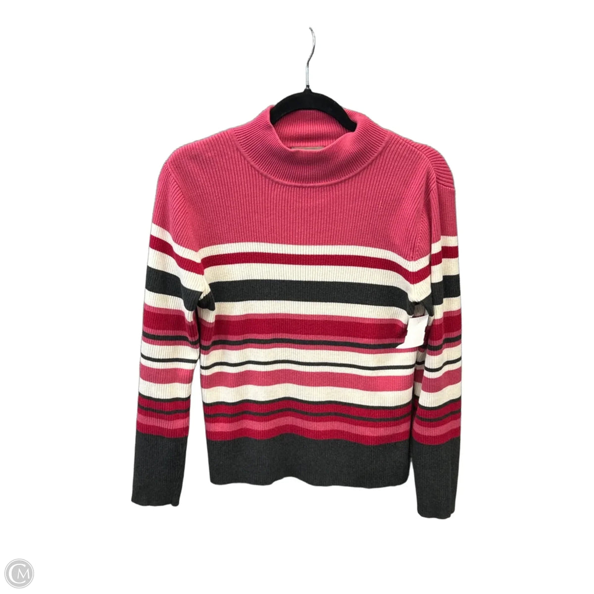 Sweater By Croft And Barrow In Pink, Size: L