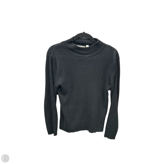 Sweater By Croft And Barrow In Black, Size: L