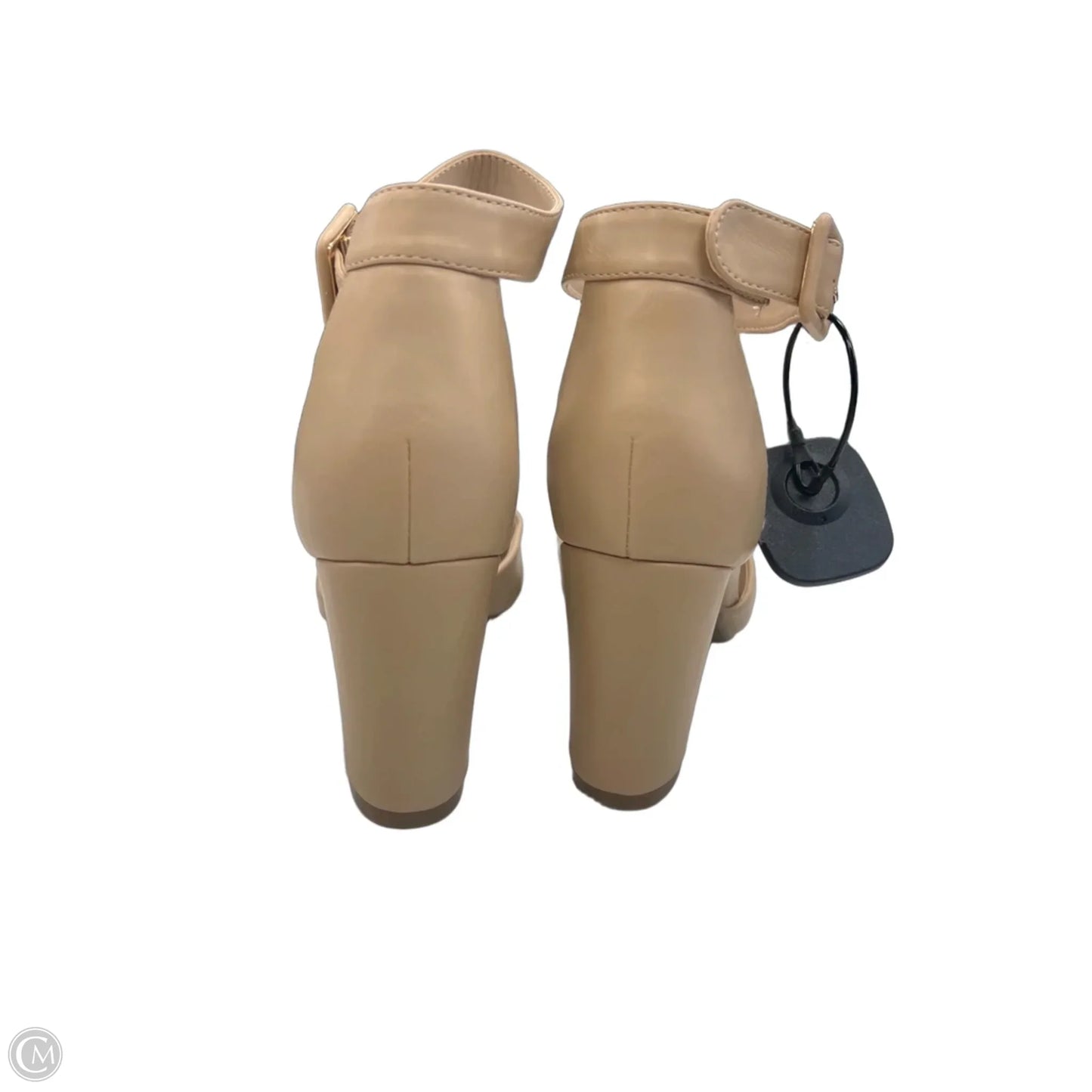 Shoes Heels Block By Dream Pairs In Tan, Size: 8.5