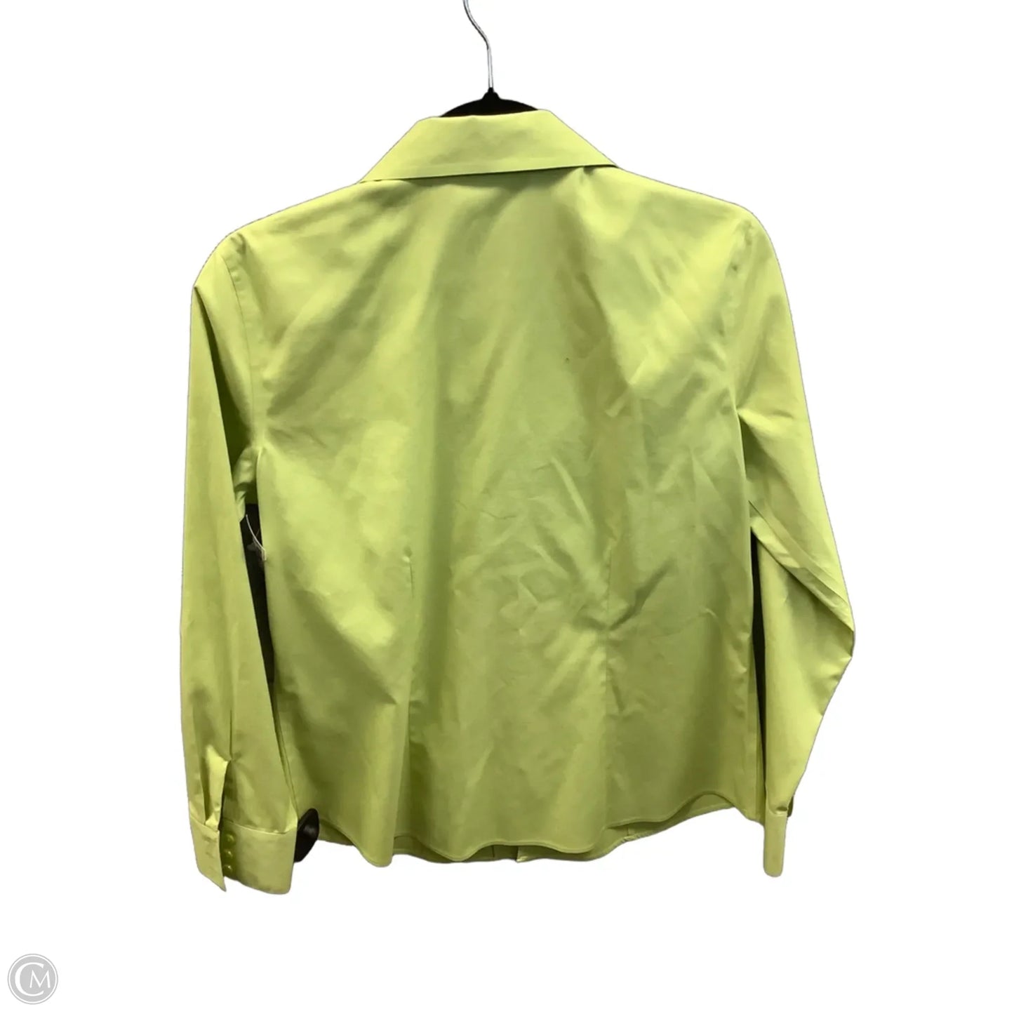 Top Long Sleeve By Chicos In Green, Size: M