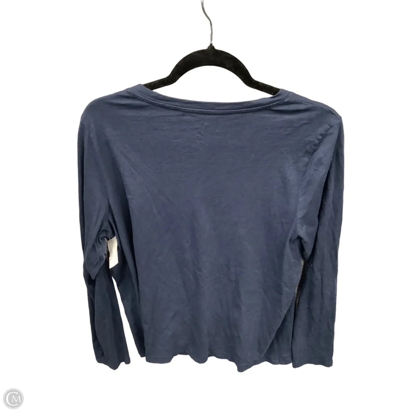 Top Long Sleeve Basic By Sonoma In Navy, Size: Xl