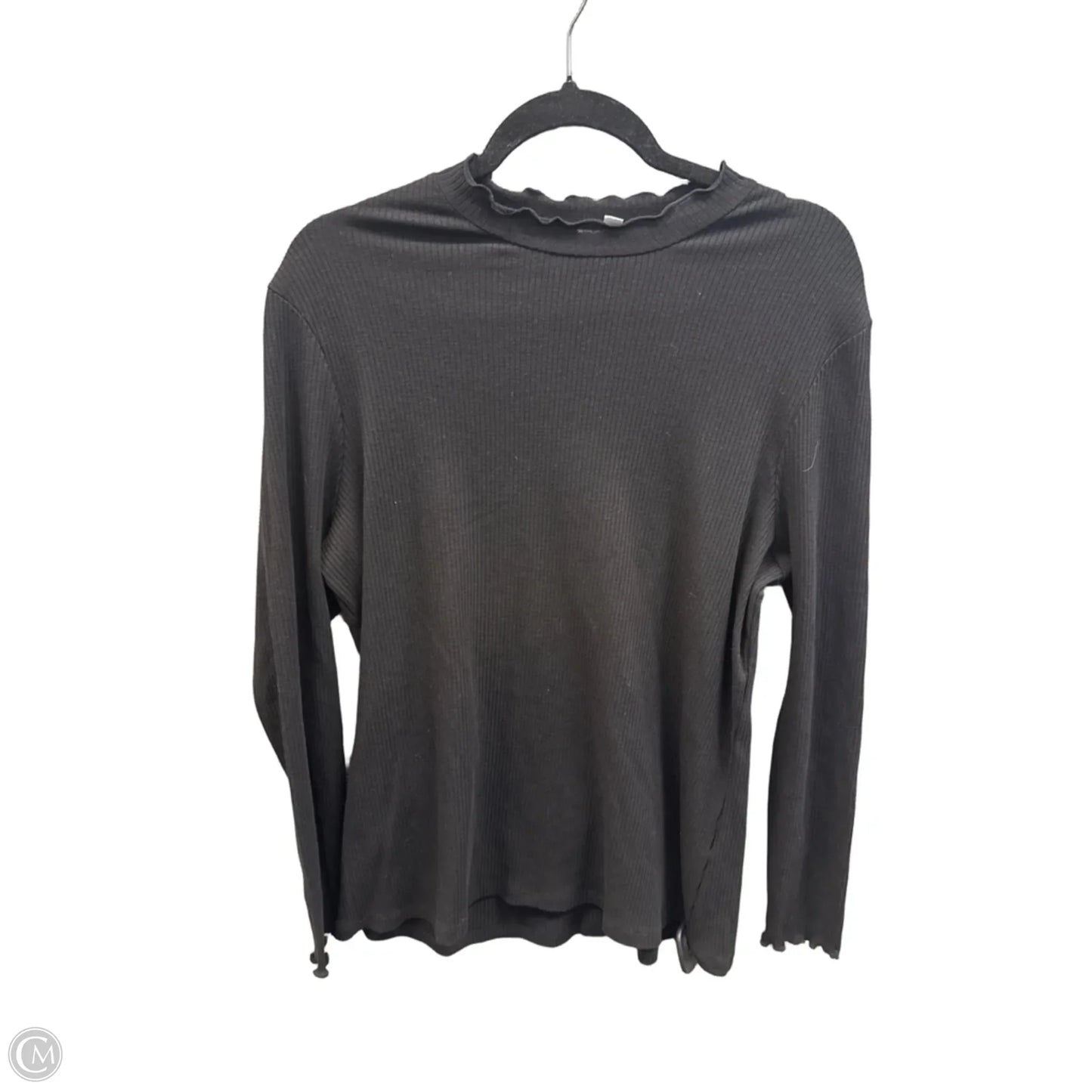 Top Long Sleeve By Grace + Karma In Black, Size: 1x
