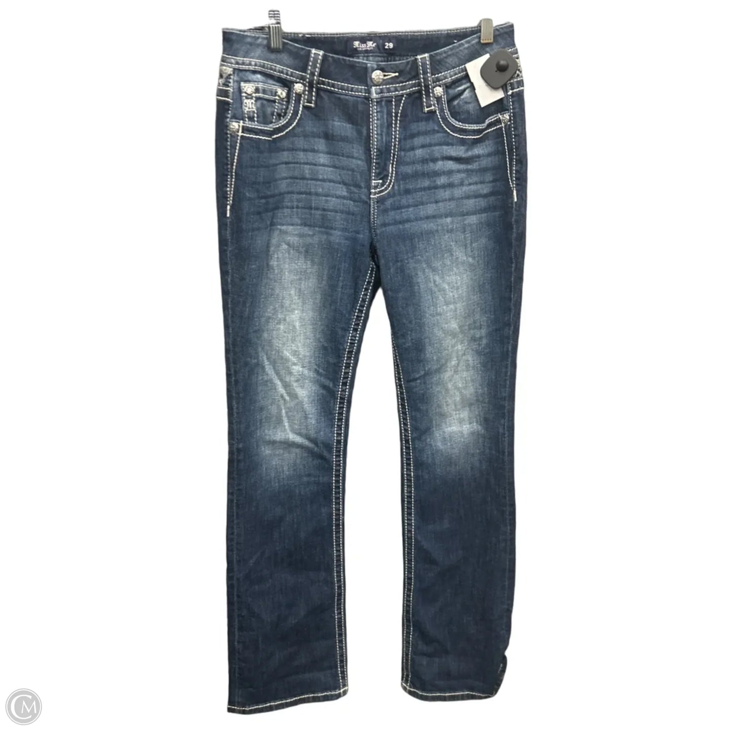 Jeans Boot Cut By Miss Me In Blue Denim, Size: 8