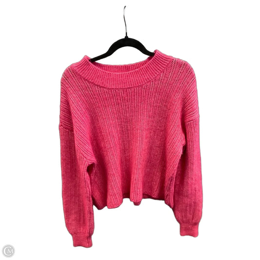 Sweater By Jessica Simpson In Pink, Size: L