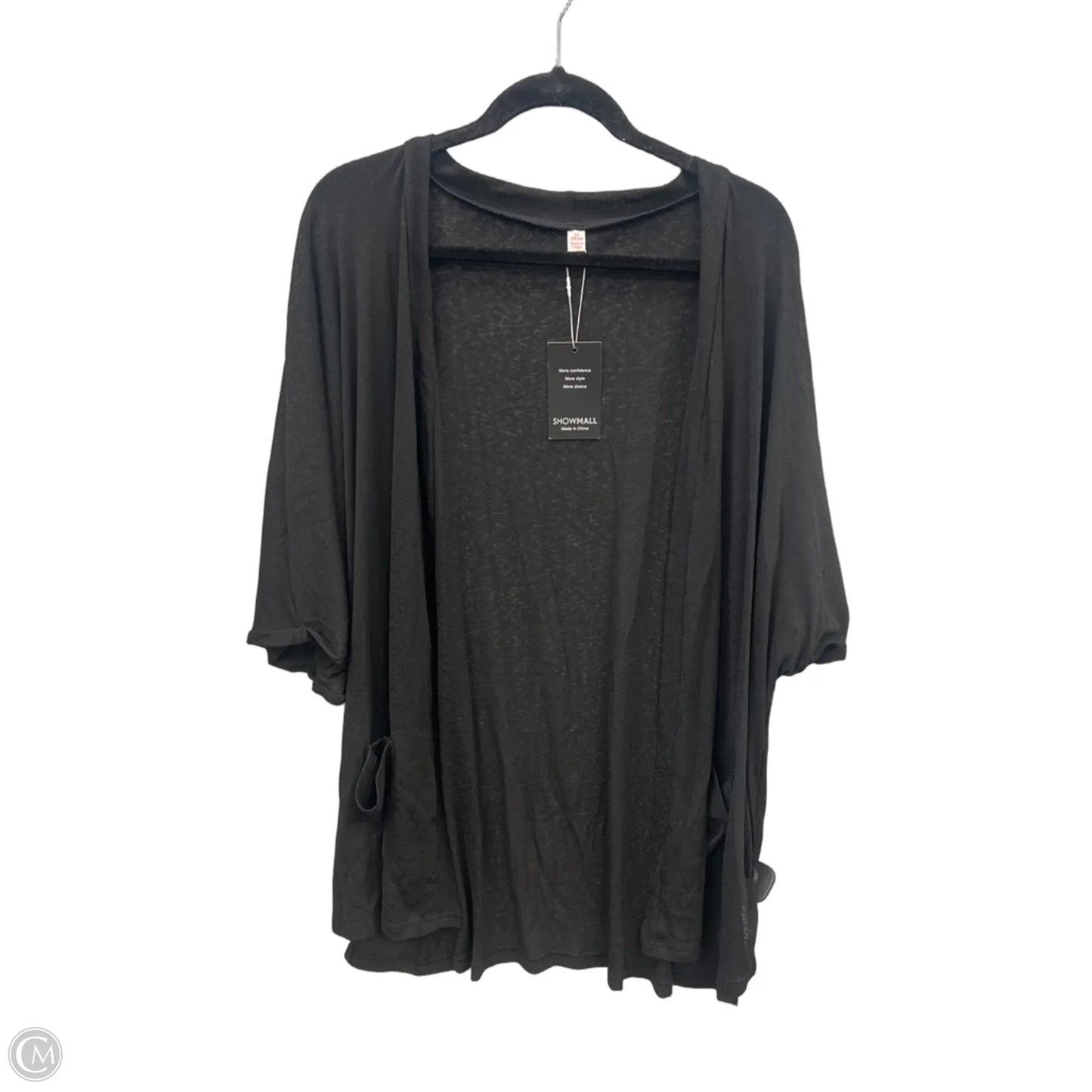 Cardigan By Clothes Mentor In Black, Size: 3x