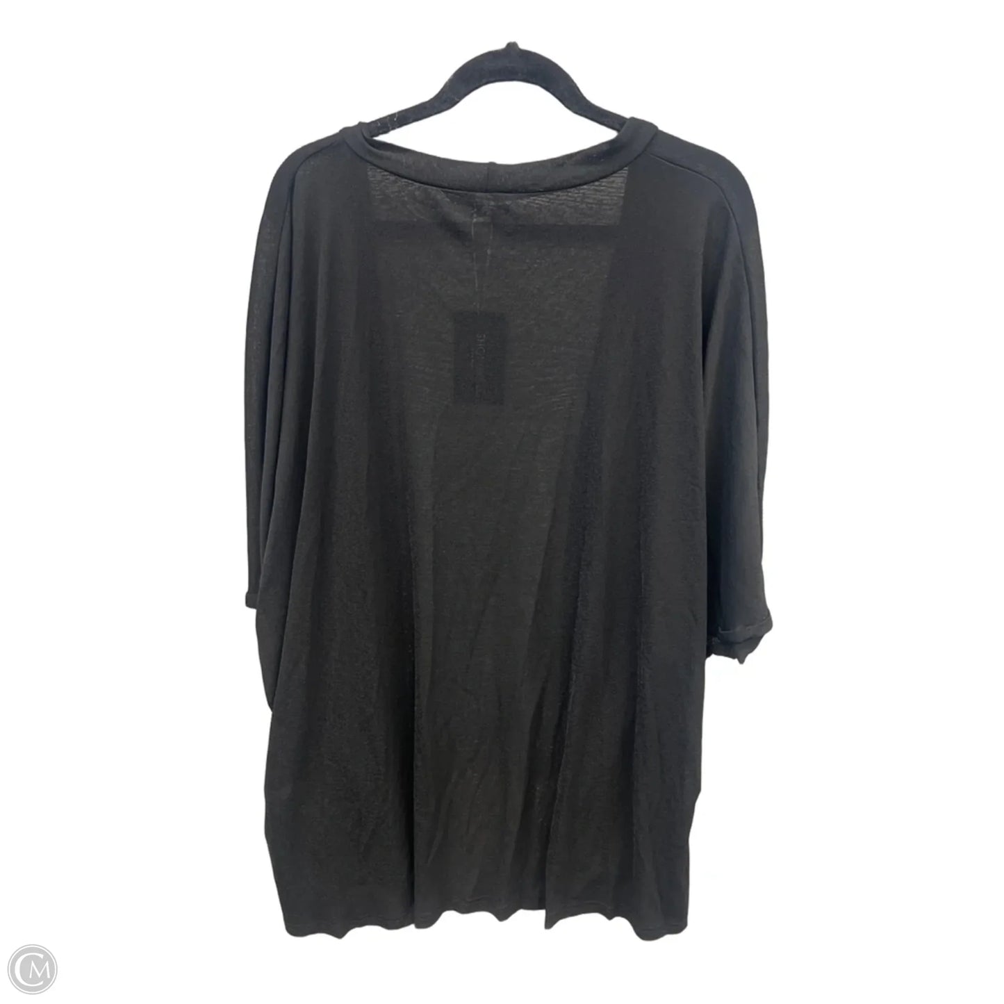 Cardigan By Clothes Mentor In Black, Size: 3x