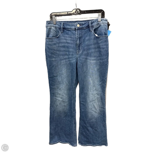 Jeans Flared By Old Navy In Blue Denim, Size: 12