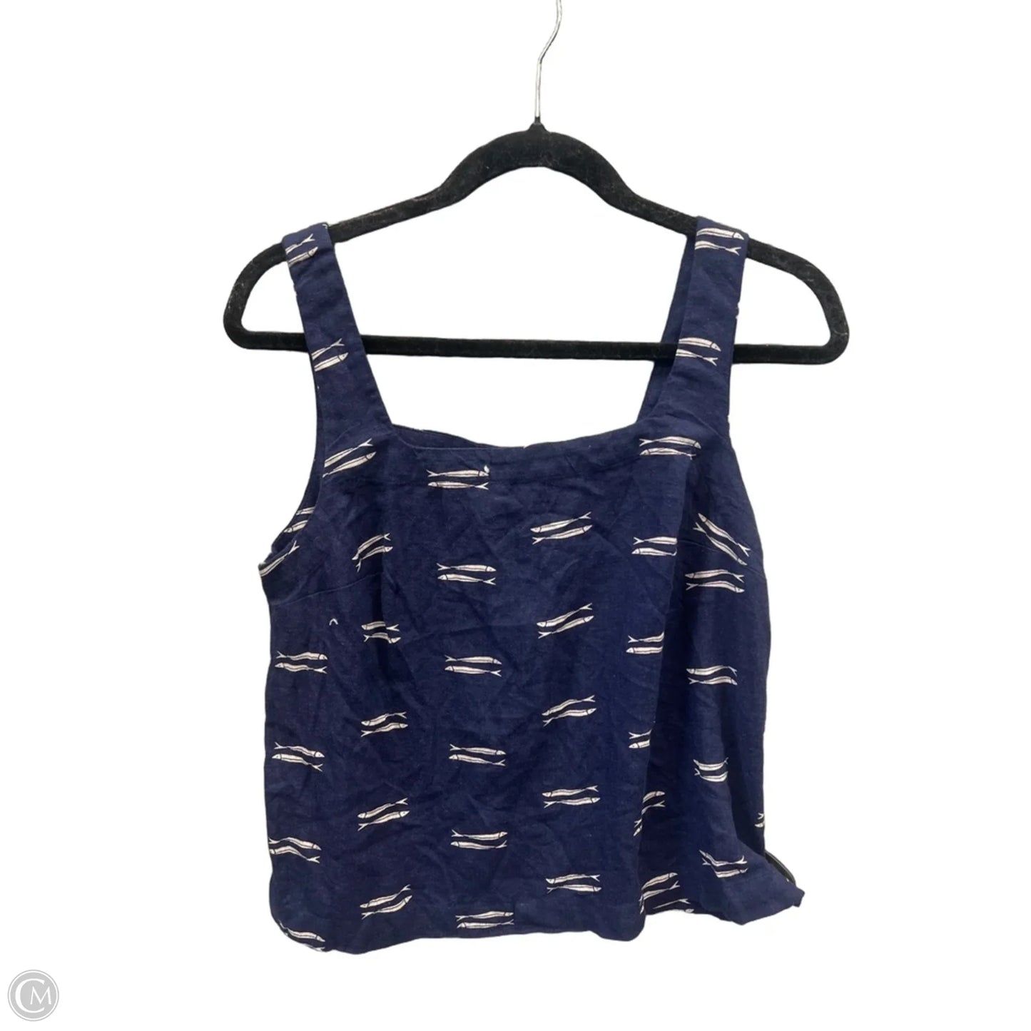 Top Sleeveless By A New Day In Navy, Size: S