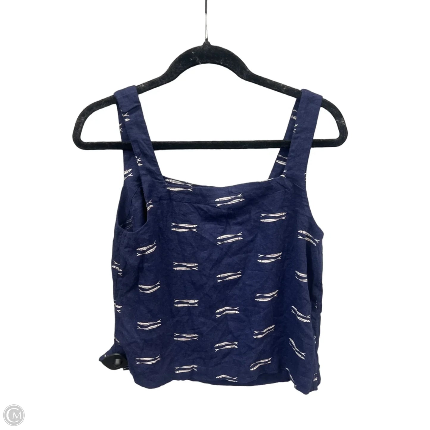Top Sleeveless By A New Day In Navy, Size: S