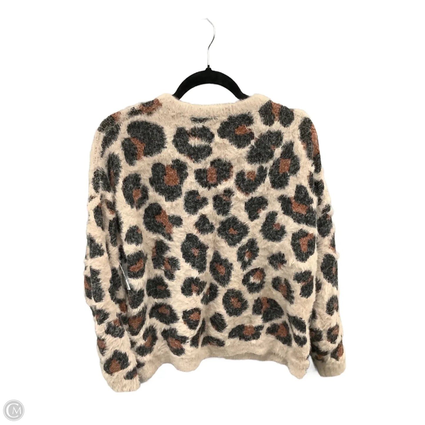 Sweater By Time And Tru In Animal Print, Size: L