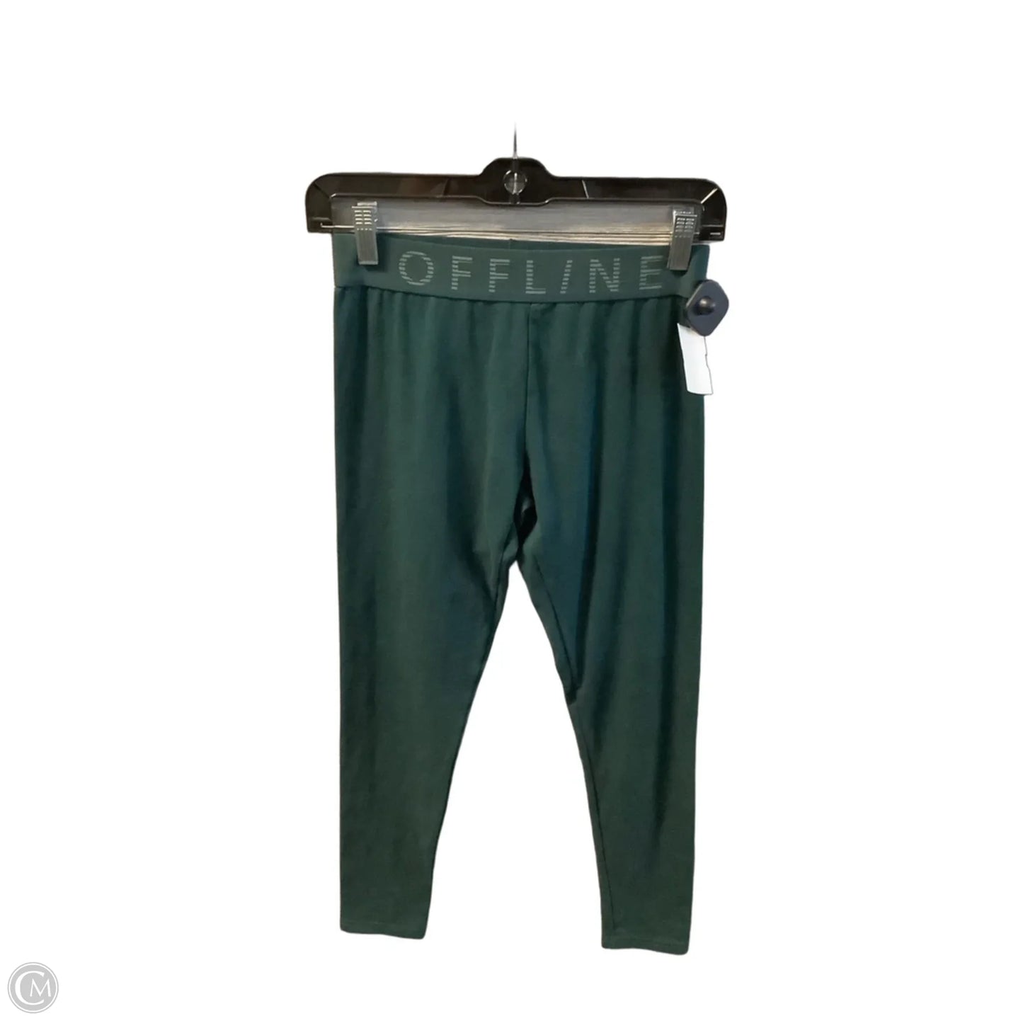 Athletic Leggings By Offline In Green, Size: M